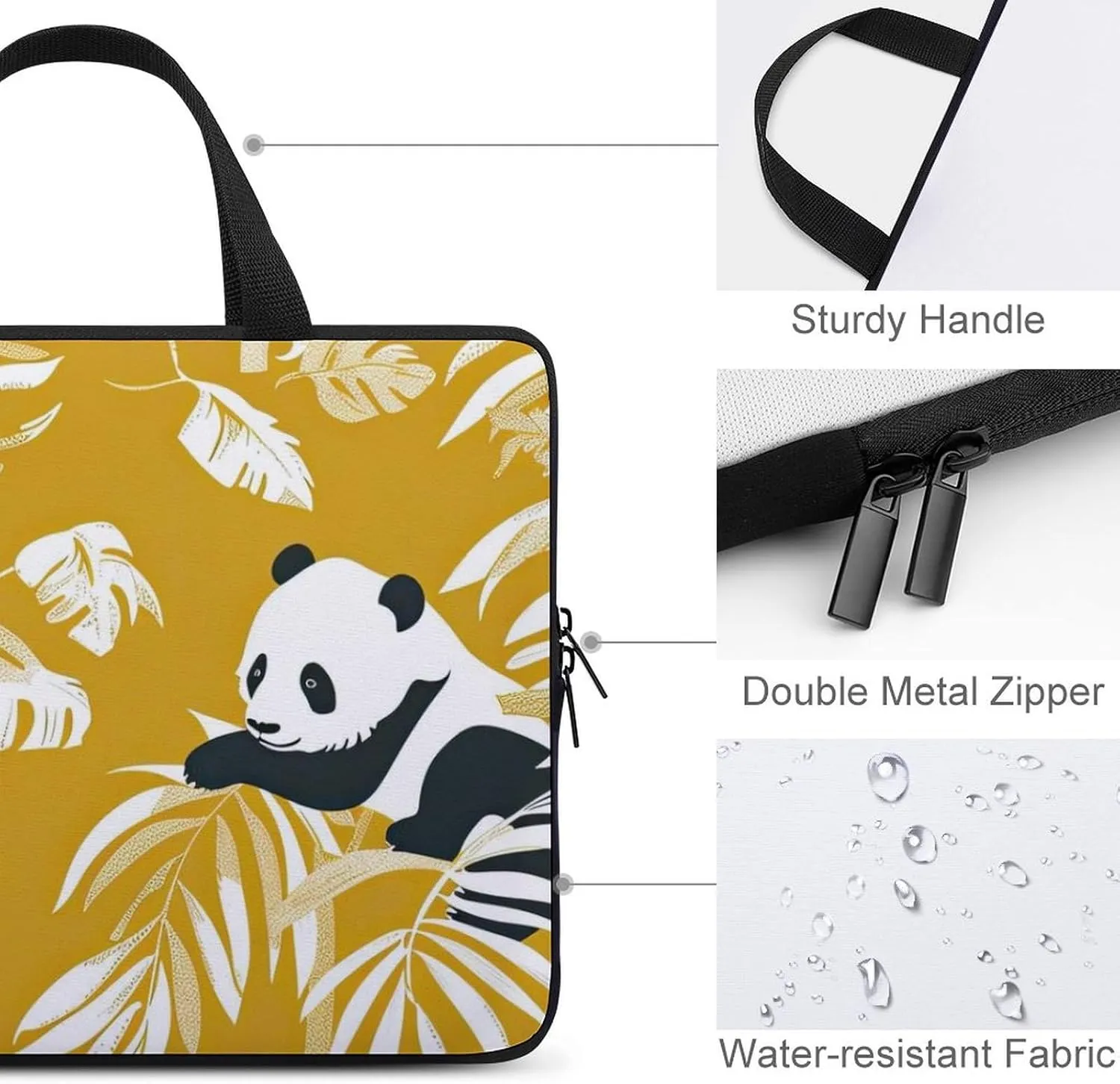 Christmas Tree Laptop Bag Water-resistant Laptop Sleeve Handle Notebook Computer Case Briefcase