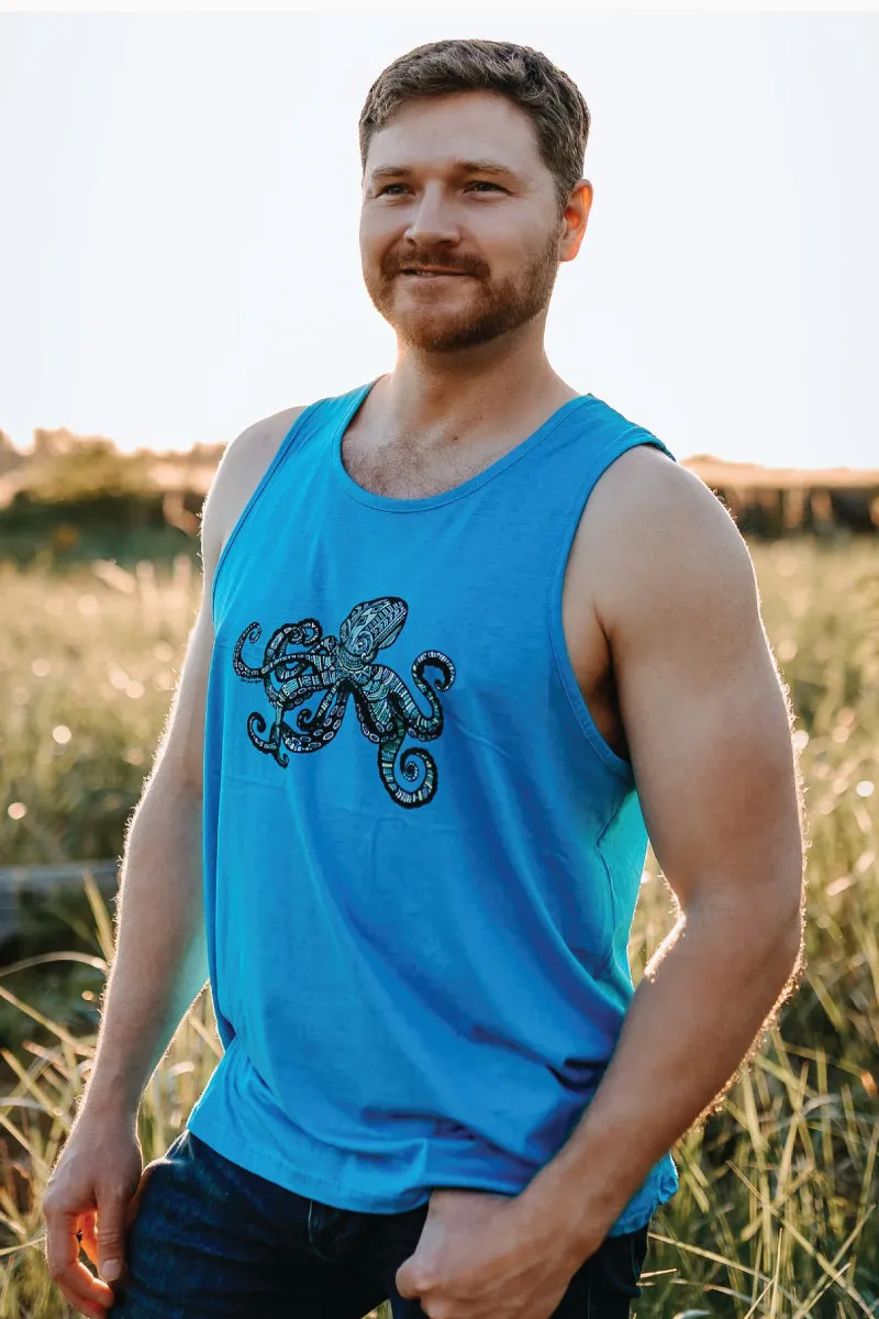 Colourful Geometric Octopus Tank