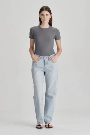 Commoners - Womens Base Ribbed SS Tee - River