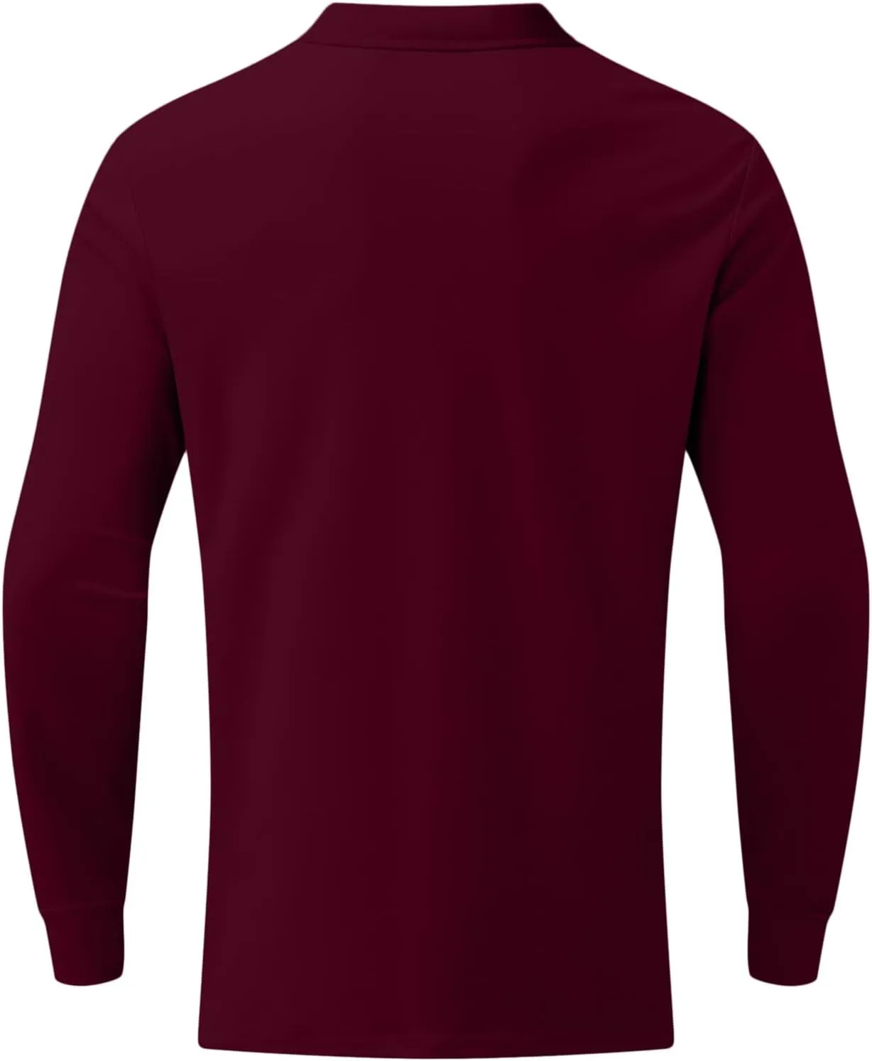 CRNTCEM Mens Long Sleeves Christmas Printed Polo Shirts Elk Snowflake Graphic Collared Golf Shirts 1/4 Button Winter Xmas Top