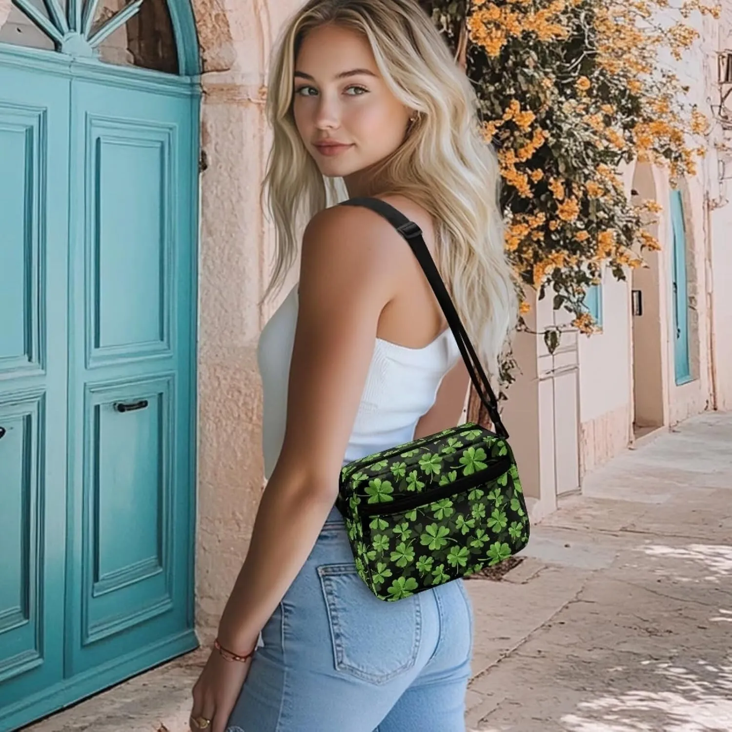 Crossbody Purse for Women Shoulder Handbag Multiple Pockets Tote Satchel Purses Messenger Bag for Travel Work
