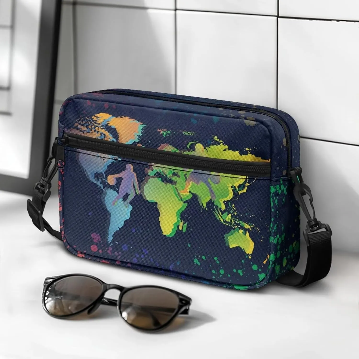 Crossbody Purse for Women Shoulder Handbag Multiple Pockets Tote Satchel Purses Messenger Bag for Travel Work