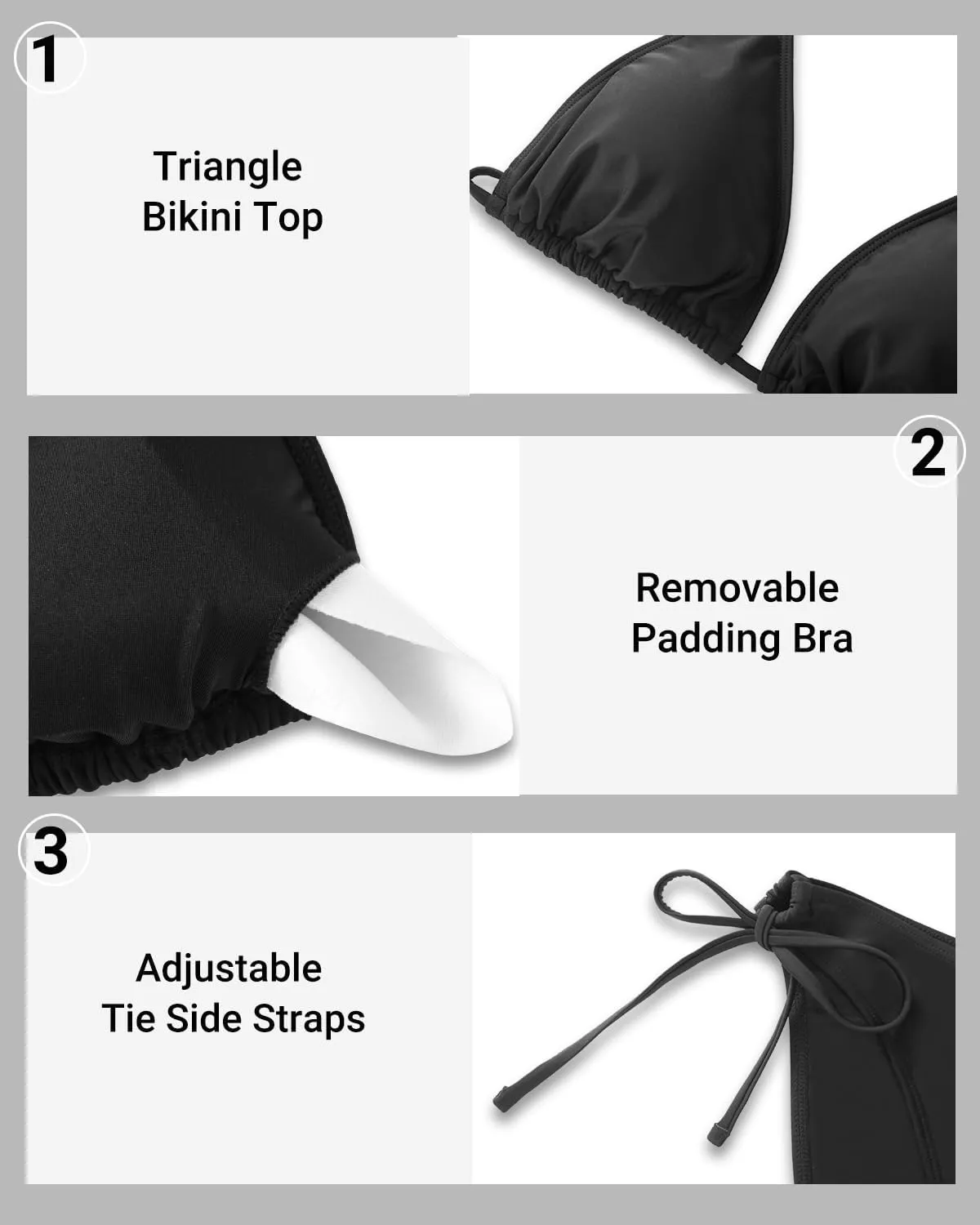 Daci Women Plus Size Triangle Bikini Sets Two Piece Double Straps Halter Swimsuit Side Tie String Sexy Bathing Suits