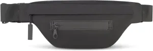 Danskin Tyler Adjustable Belt Bag, Secure & Stylish Waist Pouch with Multiple Pockets, One Size (Black)