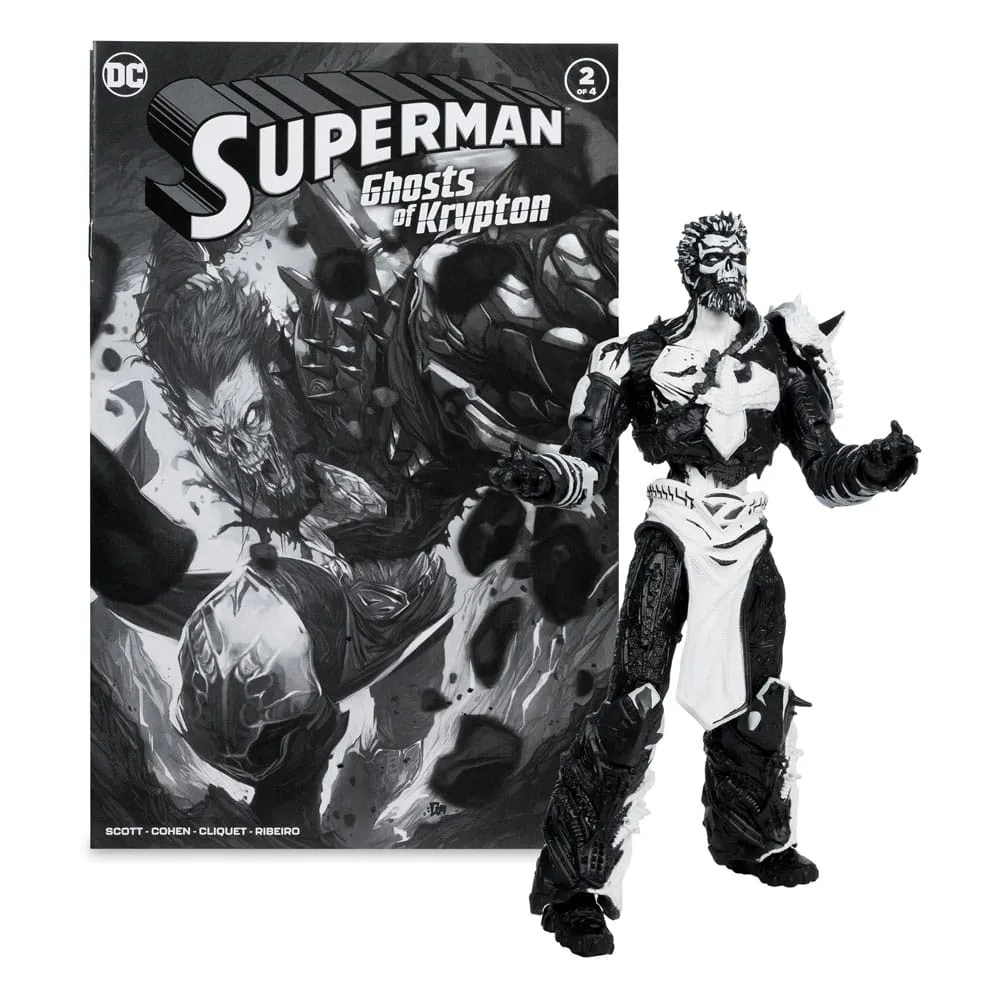 DC Direct Page Punchers Action Figures & Comic Book Pack Of 4 Superman Series (Sketch Edition) (Gold Label) 18 Cm
