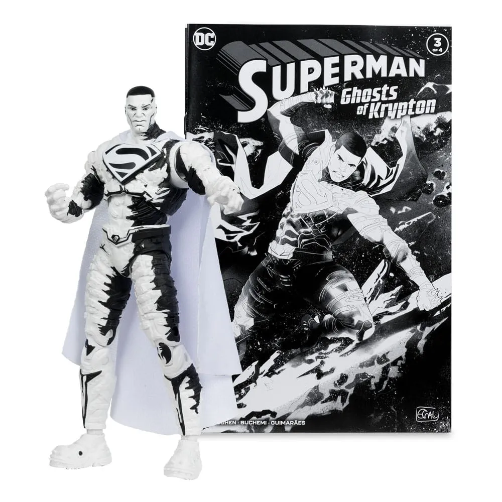 DC Direct Page Punchers Action Figures & Comic Book Pack Of 4 Superman Series (Sketch Edition) (Gold Label) 18 Cm
