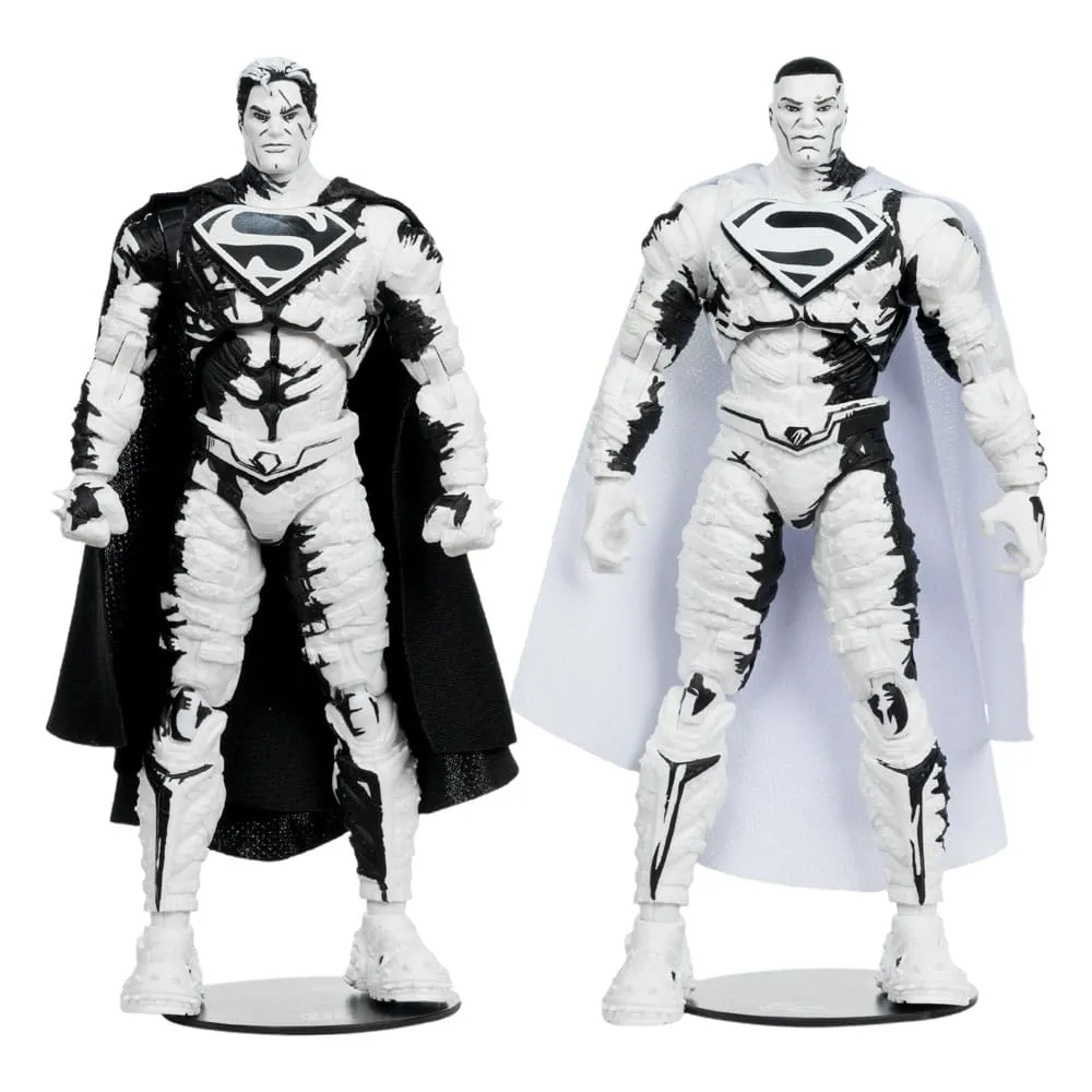 DC Direct Page Punchers Action Figures & Comic Book Pack Of 4 Superman Series (Sketch Edition) (Gold Label) 18 Cm