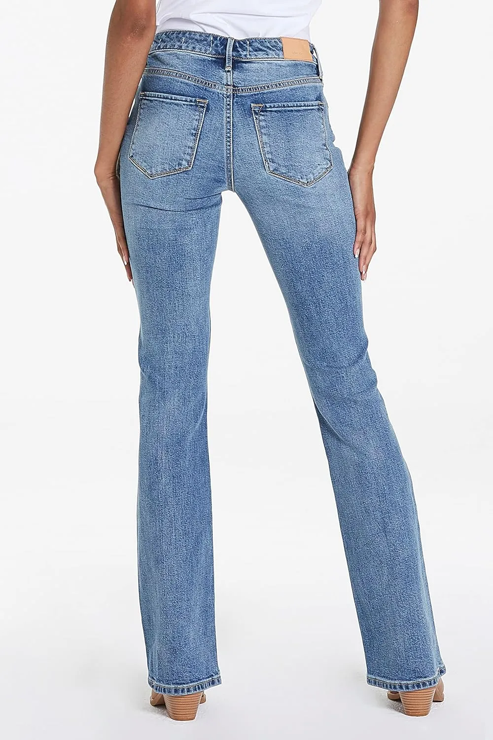 DEAR JOHN Jaxtyn Bootcut Women's Jeans Mid Rise Classic Comfort Stretch Denim