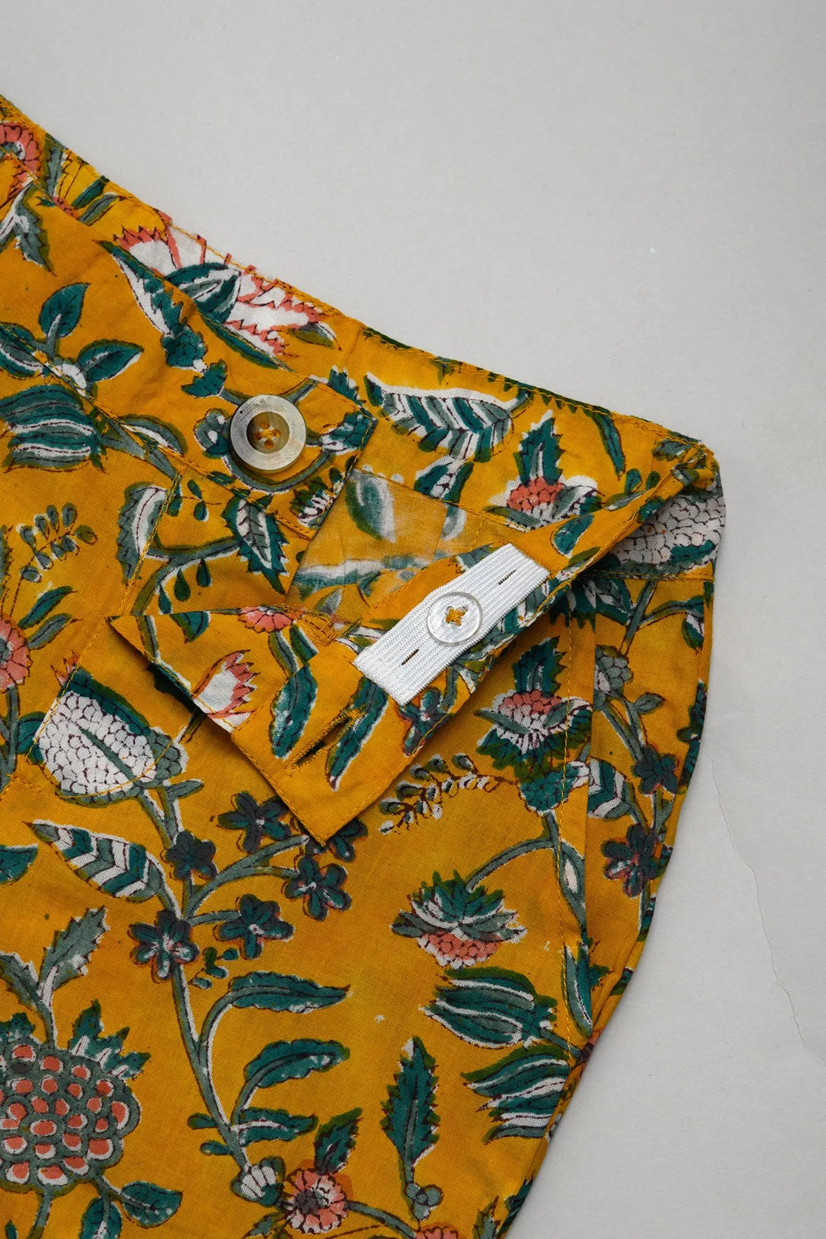 Dev Shorts and Blockprint Short Kurta