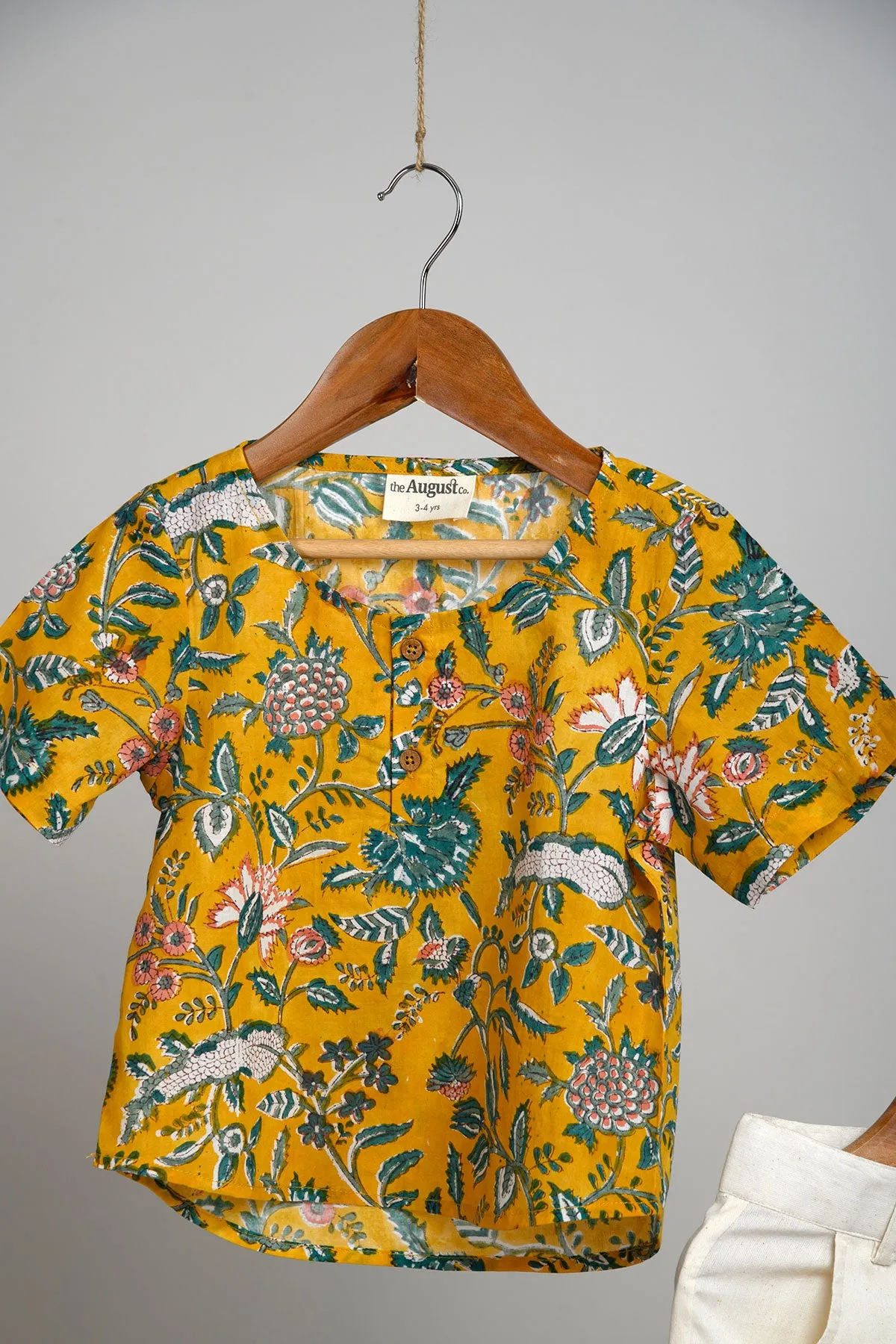 Dev Shorts and Blockprint Short Kurta