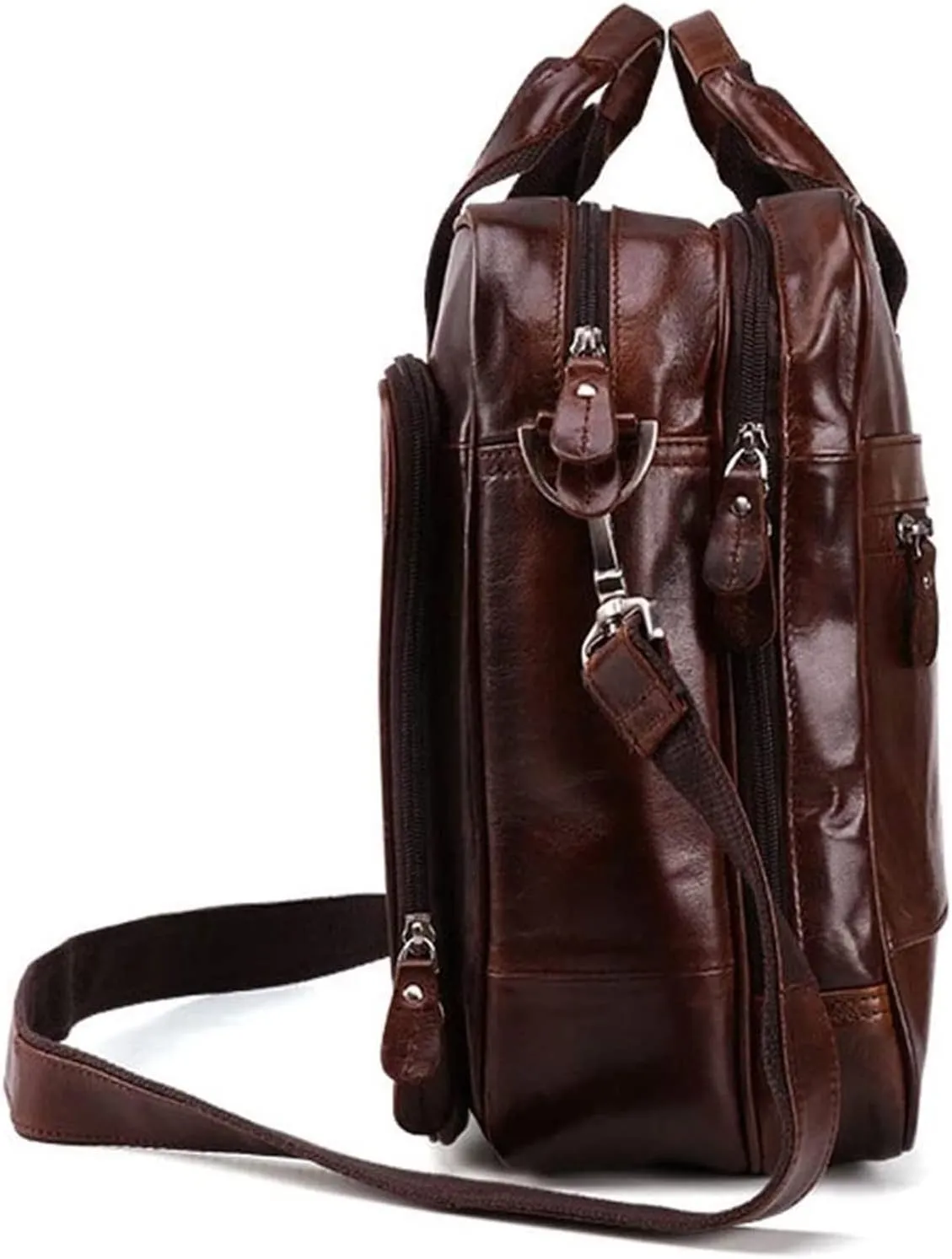DHAEY Laptop Handbag 15.6Inch,Business Briefcase for Men,Water Resistant Messenger Shoulder Bag