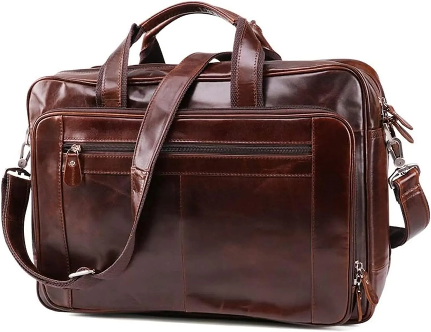 DHAEY Laptop Handbag 15.6Inch,Business Briefcase for Men,Water Resistant Messenger Shoulder Bag