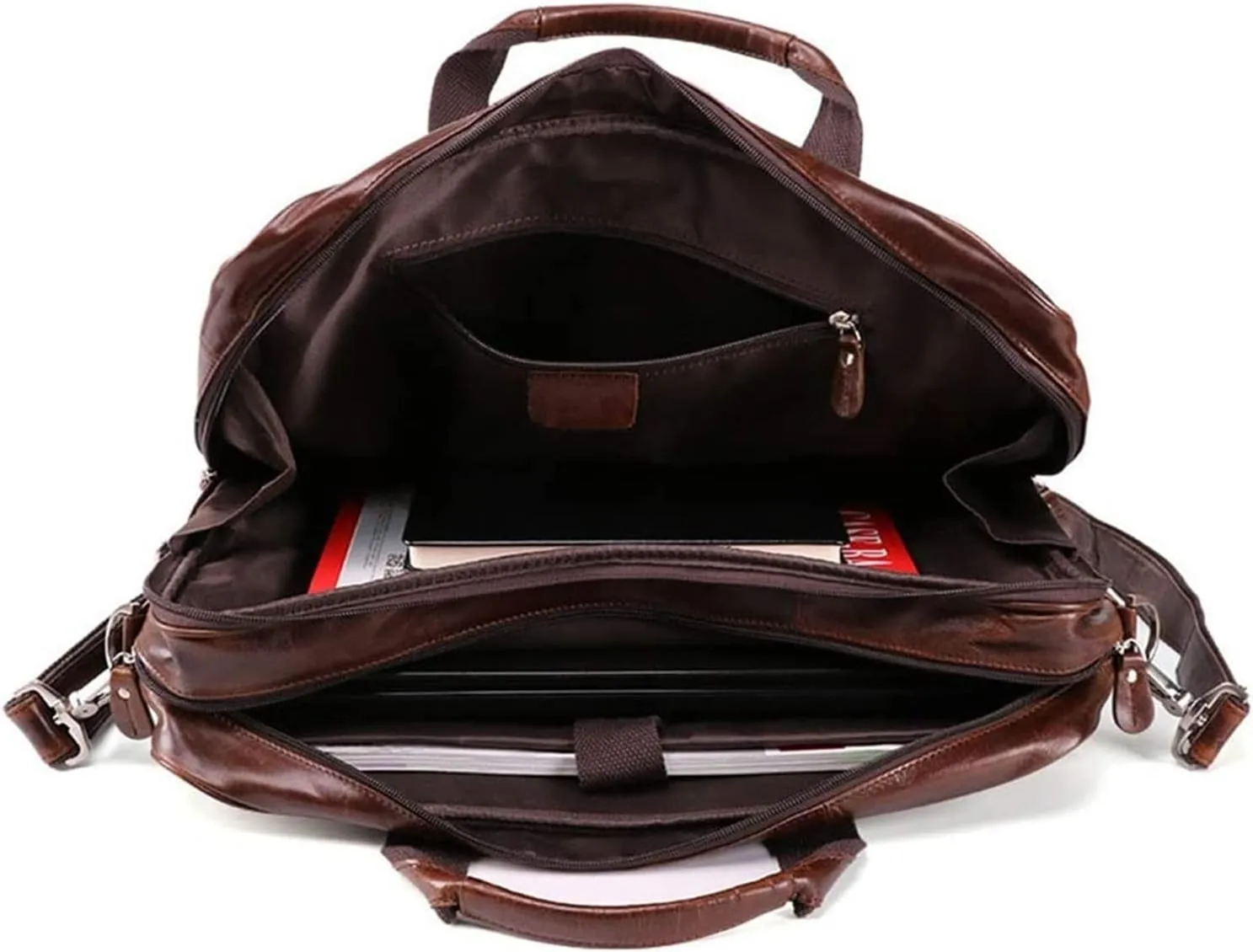 DHAEY Laptop Handbag 15.6Inch,Business Briefcase for Men,Water Resistant Messenger Shoulder Bag