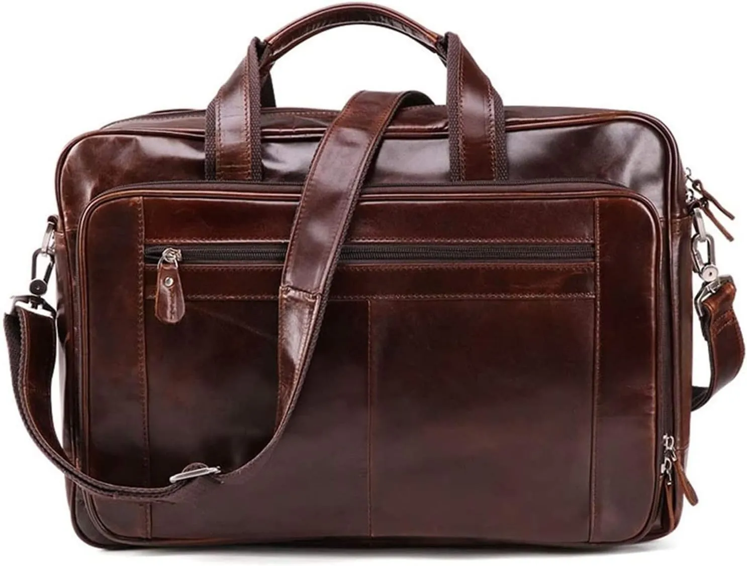 DHAEY Laptop Handbag 15.6Inch,Business Briefcase for Men,Water Resistant Messenger Shoulder Bag