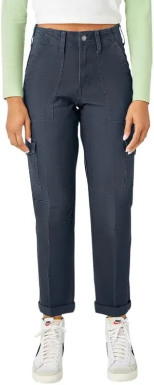 Dickies Women's Skinny Fit Cuffed Cargo Pants