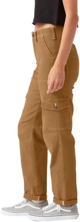 Dickies Women's Skinny Fit Cuffed Cargo Pants