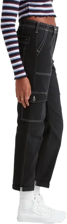 Dickies Women's Skinny Fit Cuffed Cargo Pants
