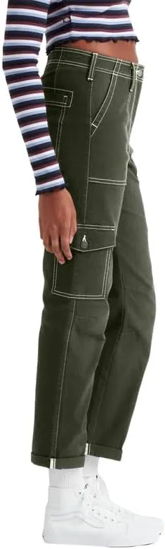 Dickies Women's Skinny Fit Cuffed Cargo Pants