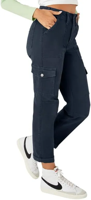 Dickies Women's Skinny Fit Cuffed Cargo Pants