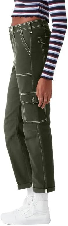 Dickies Women's Skinny Fit Cuffed Cargo Pants