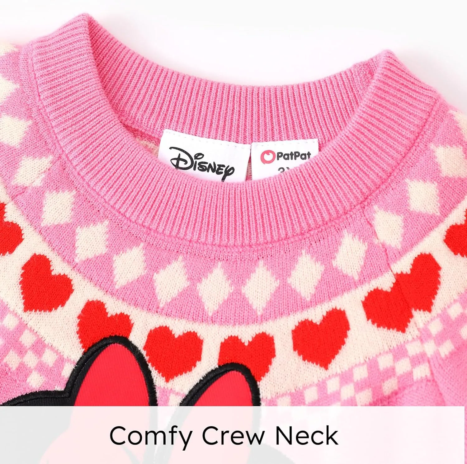 Disney Frozen Elsa Anna Princess Toddler Girl Christmas Sweater: Long Sleeve Crew Neck Knit Pullover Jumper 2-6 Years