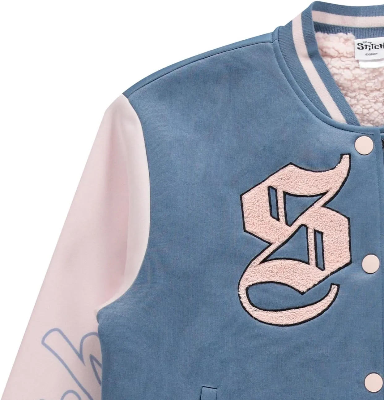 Disney Ladies Lilo and Stitch Bomber Jacket - Ladies Classic Lilo and Stitch Authentic Bomber Jacket