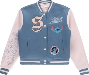 Disney Ladies Lilo and Stitch Bomber Jacket - Ladies Classic Lilo and Stitch Authentic Bomber Jacket