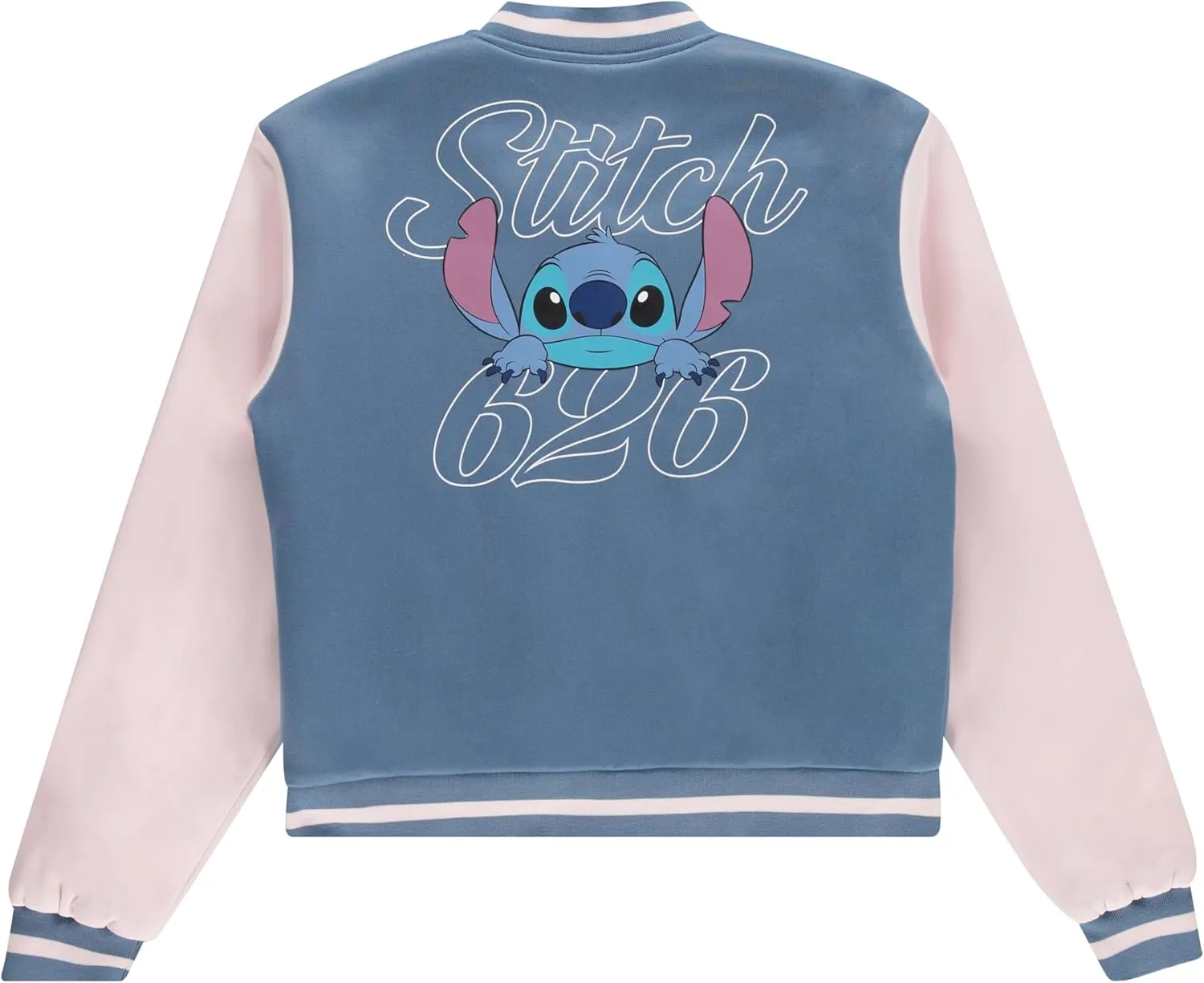 Disney Ladies Lilo and Stitch Bomber Jacket - Ladies Classic Lilo and Stitch Authentic Bomber Jacket