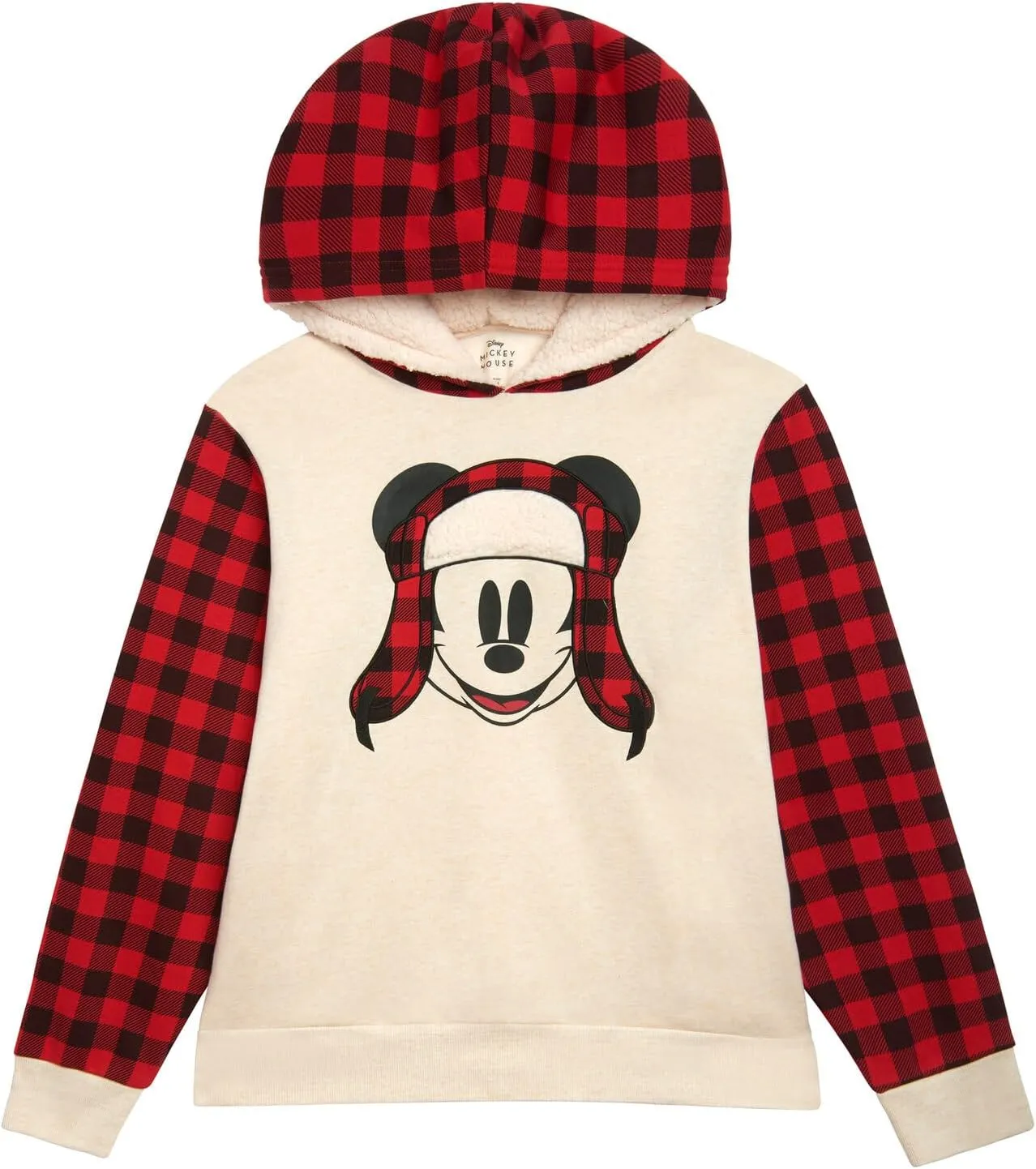 Disney Mickey Mouse Fleece Matching Family Pullover Hoodie & Bodysuit Newborn to Adult Sizes (0-3 Months - 2XL)