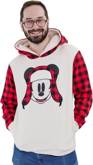 Disney Mickey Mouse Fleece Matching Family Pullover Hoodie & Bodysuit Newborn to Adult Sizes (0-3 Months - 2XL)