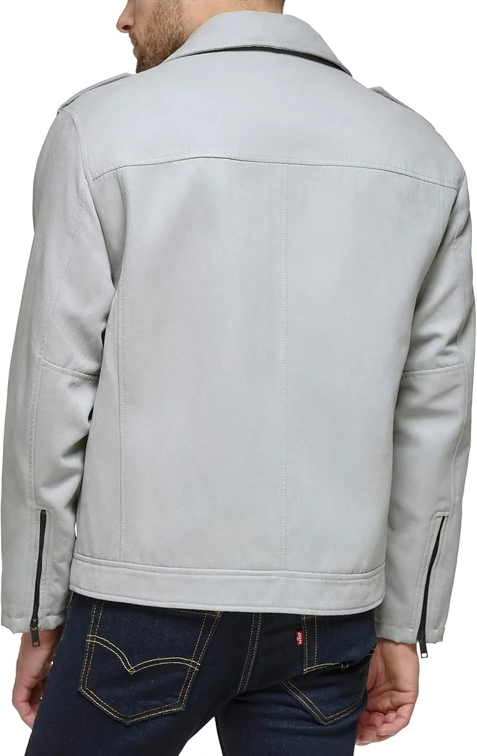 DKNY Men's Modern Motorcycle Jacket