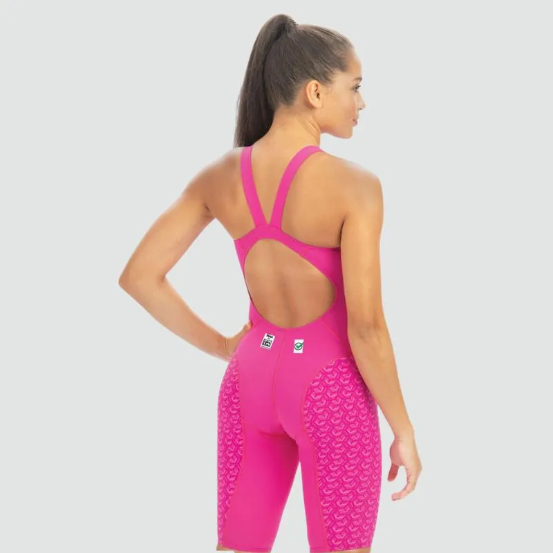 Dolfin Women's FirstStrike Open Back Knee Suit | Pink