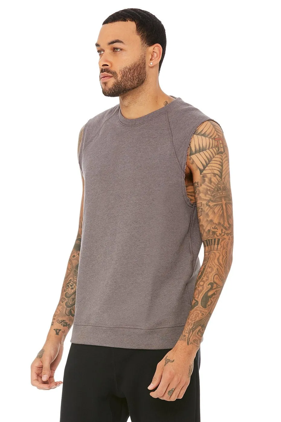 Dosha Sweatshirt Tank - Grey Heather