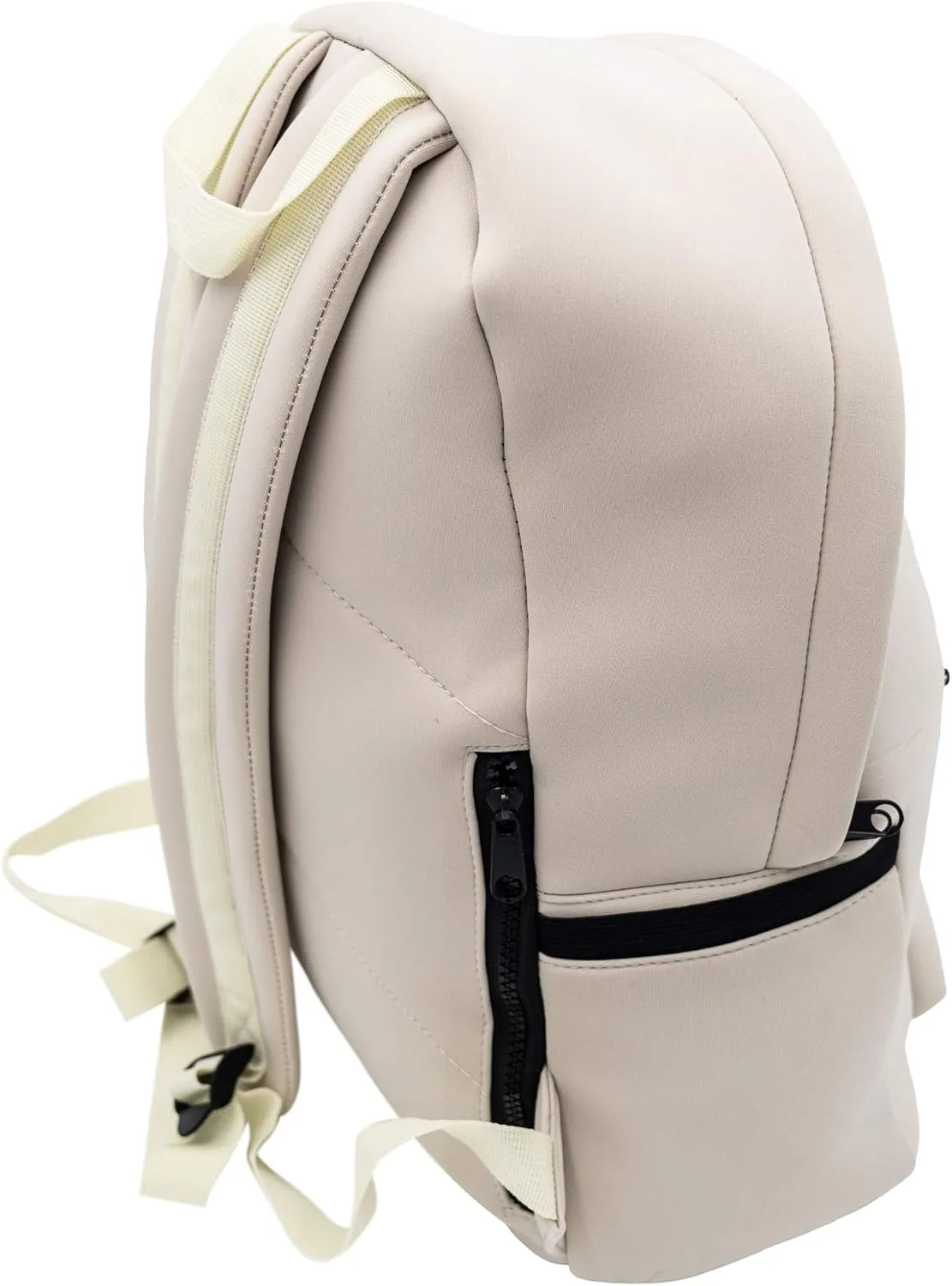 DRFT Neoprene Water Resistant Lightweight Backpack for Travel, Beach, and Sport (White)