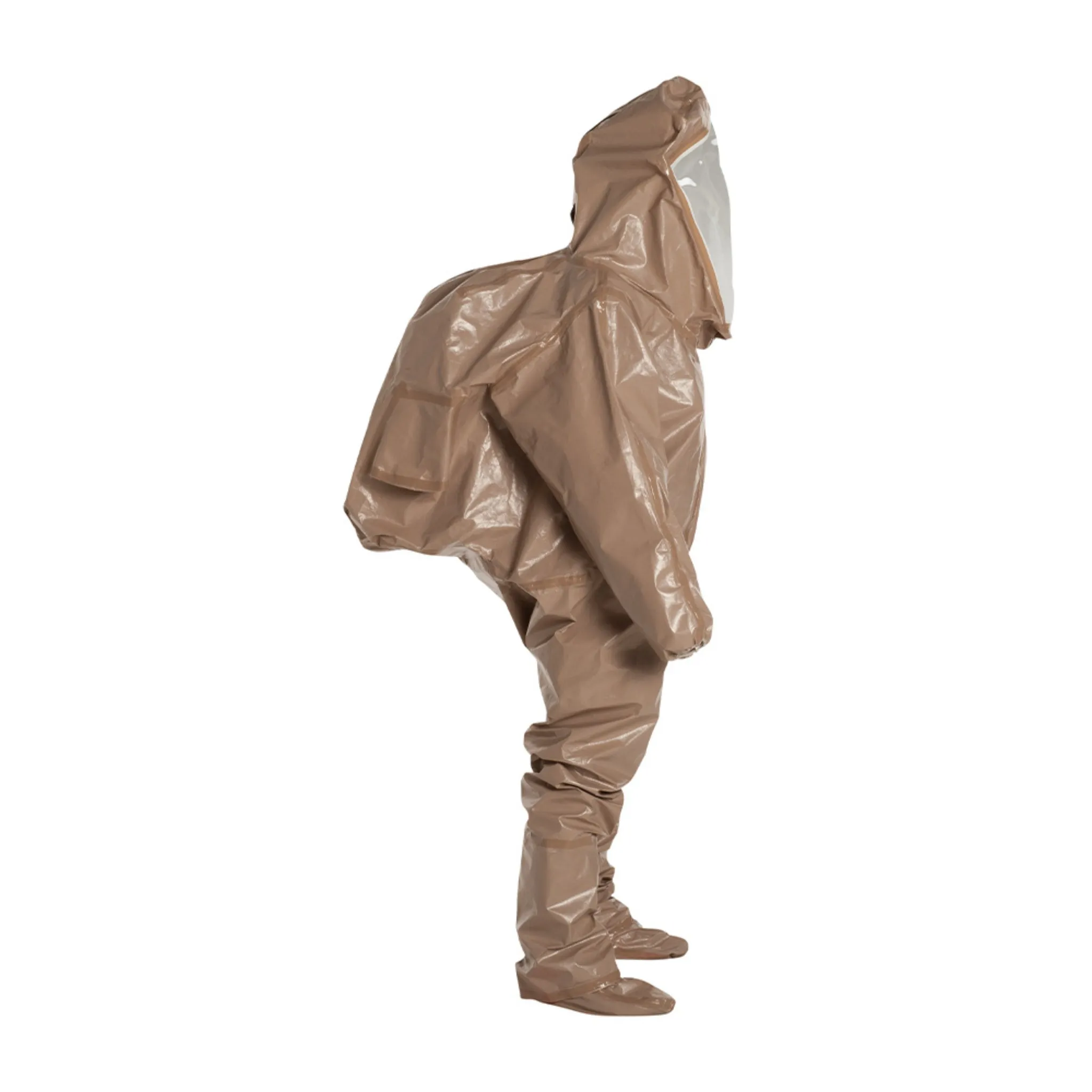 DuPont Tychem 5000 C3528TTN Encapsulated Level B Suit, Tan, Case of 6