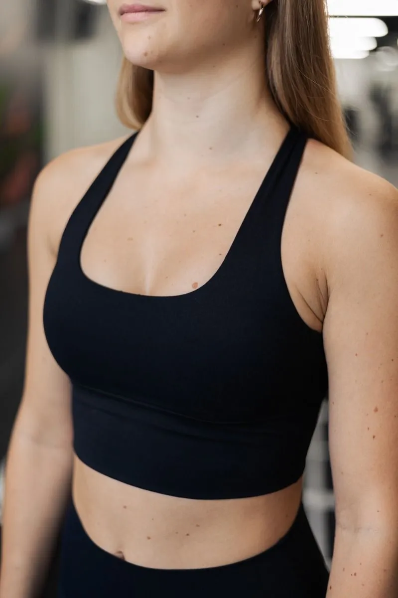 ELISE SPORTS BRA MIDNIGHT BLACK