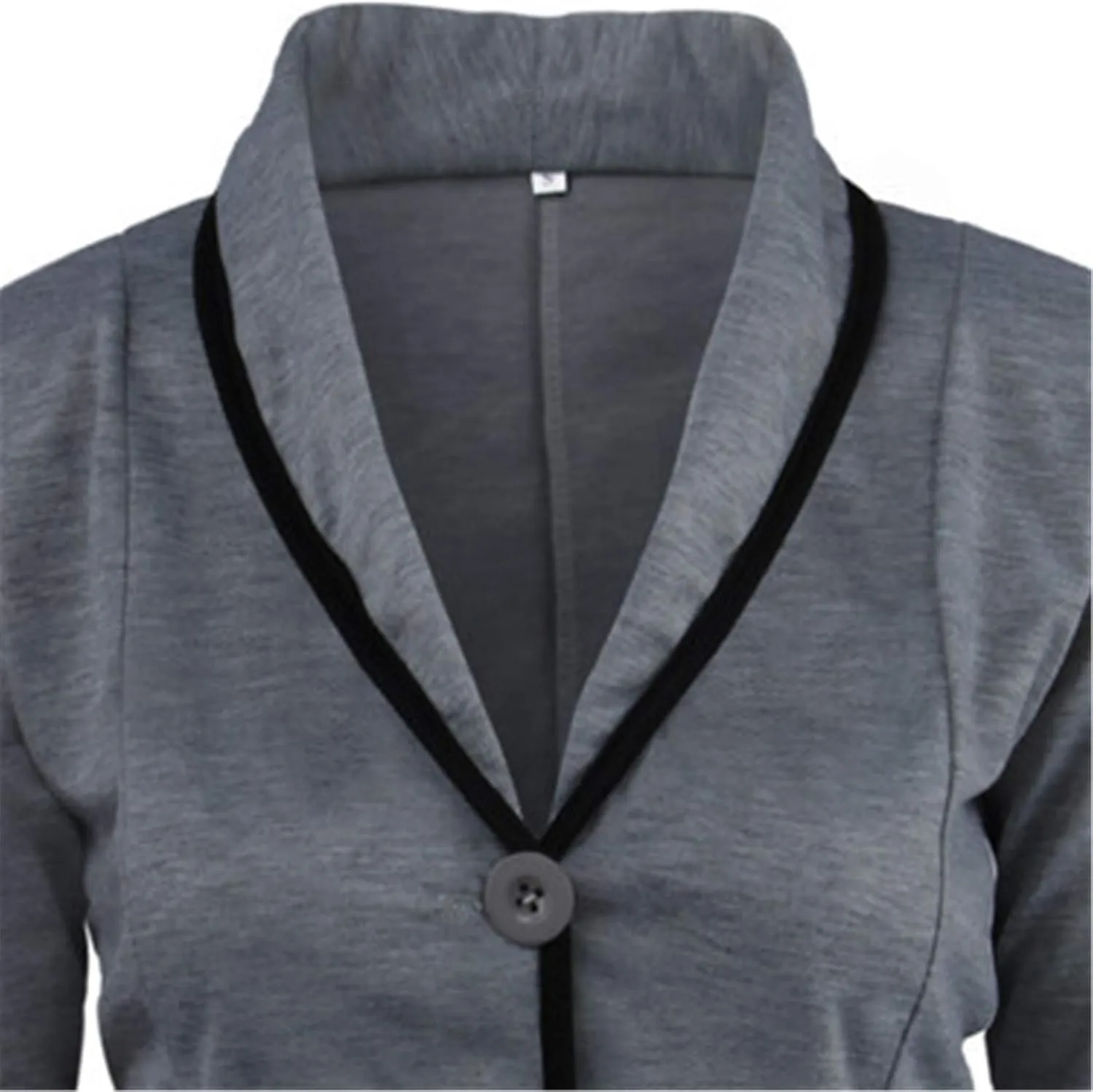 Fashion Women's Casual Long Sleeve Lapel Button Slim Coat Work Office Blazer Jacket Lightweight Outwear