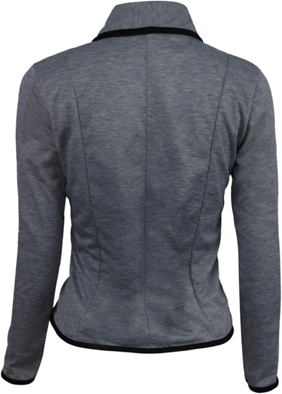 Fashion Women's Casual Long Sleeve Lapel Button Slim Coat Work Office Blazer Jacket Lightweight Outwear