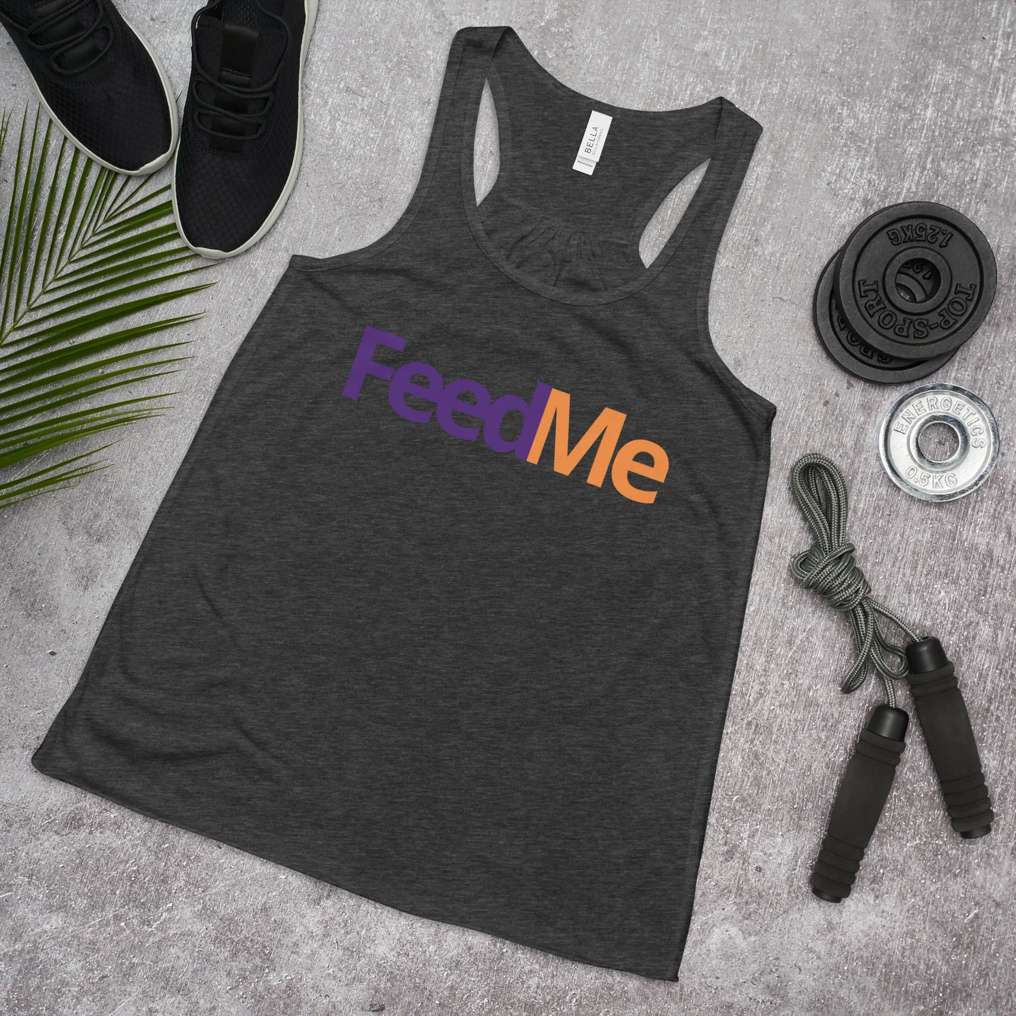 Feed Me Women's Flowy Racerback Tank