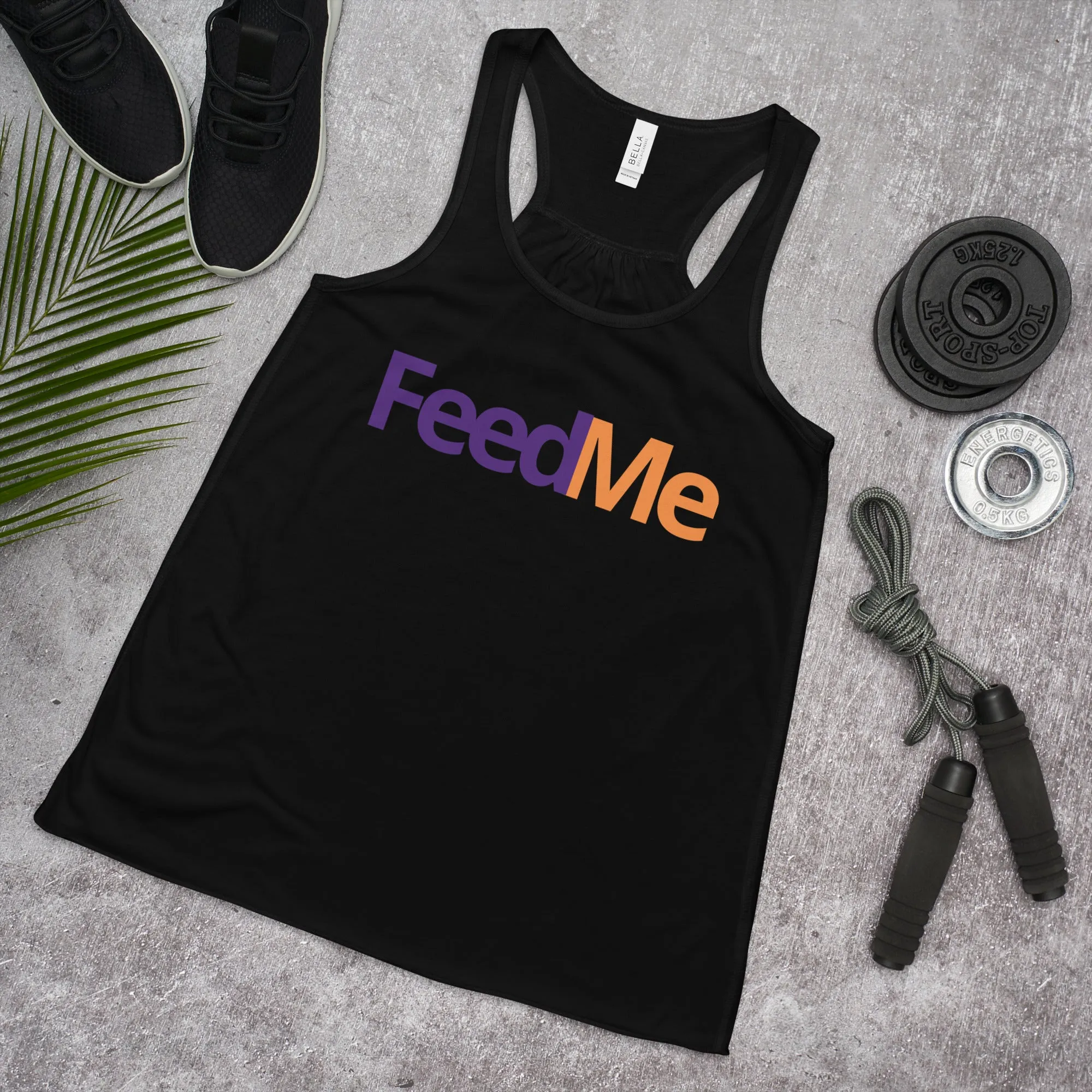 Feed Me Women's Flowy Racerback Tank