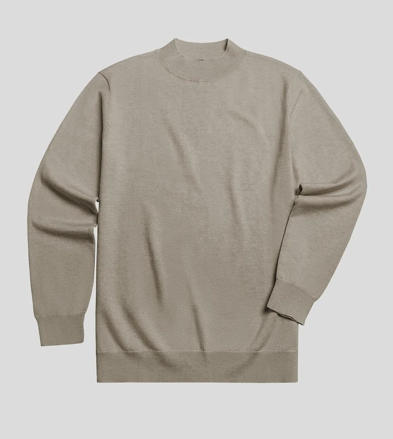 Fioboc Men's Crewneck Sweater Casual Pullover Sweater Slim Fit Lightweight Long Sleeve Knit Sweater S-4XL