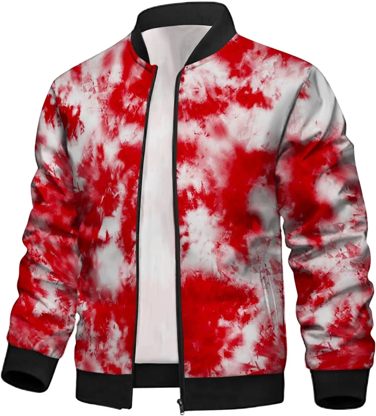 Flight Jackets For Men Full Zip Windbreaker Jacket Light Weight Fashion Warm Coat Big And Tall Outdoor Jackets