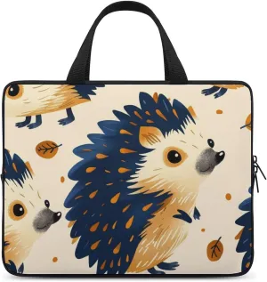 Floral Pattern Laptop Bag Water-resistant Laptop Sleeve Handle Notebook Computer Case Briefcase