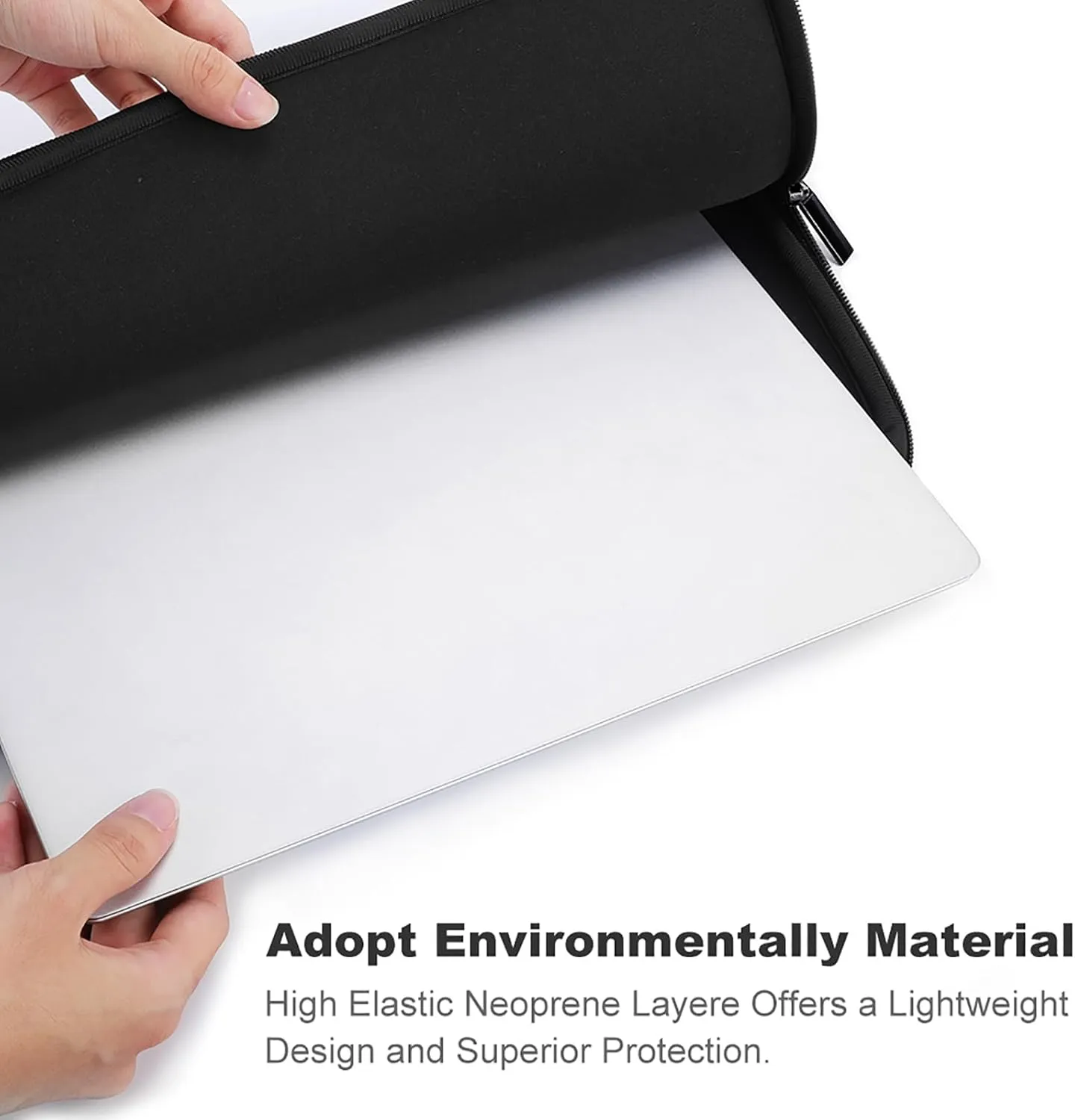 Floral Pattern Laptop Bag Water-resistant Laptop Sleeve Handle Notebook Computer Case Briefcase