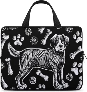 Floral Pattern Laptop Bag Water-resistant Laptop Sleeve Handle Notebook Computer Case Briefcase