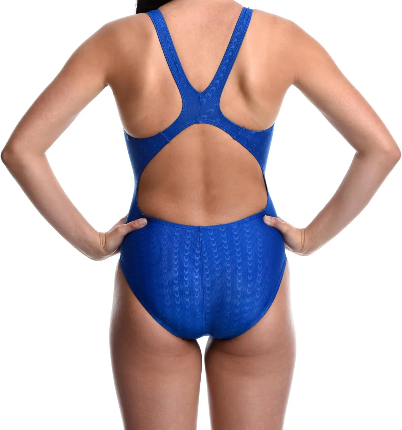 Flow Accelerate Swimsuit for Girls - Size 23 to 34 One Piece Swim Suit for Practice and Competition in Black, Blue, and Navy