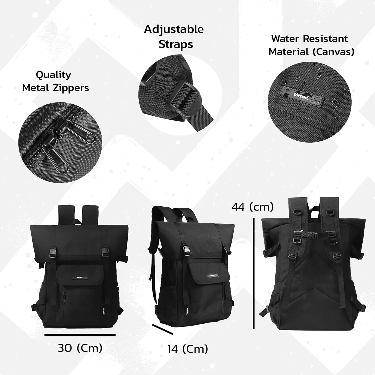 Fold Backpack Laptop 15.6in Ultra Lightweight Water Resistant Travel Bookbag