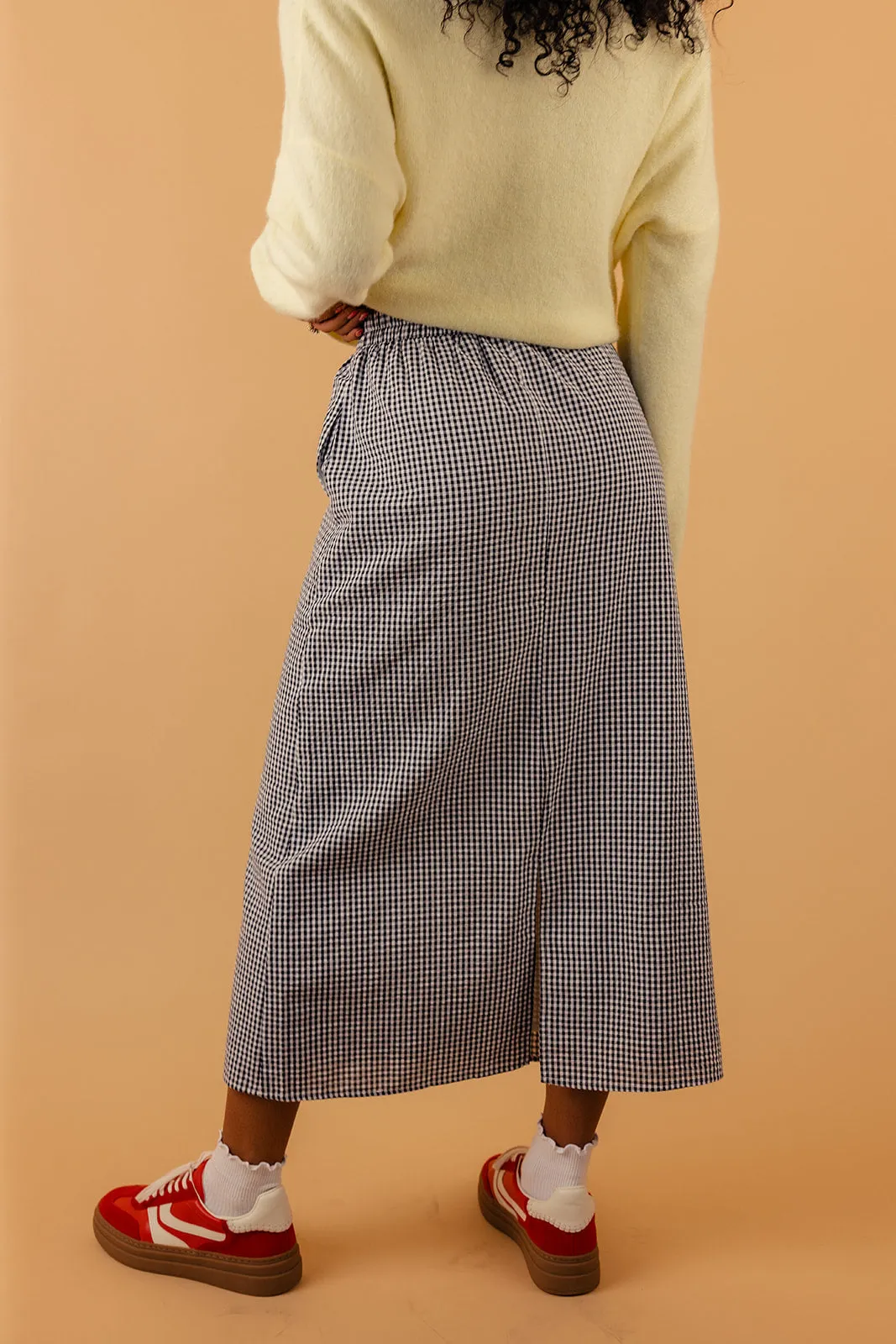 For The Better Gingham Skirt