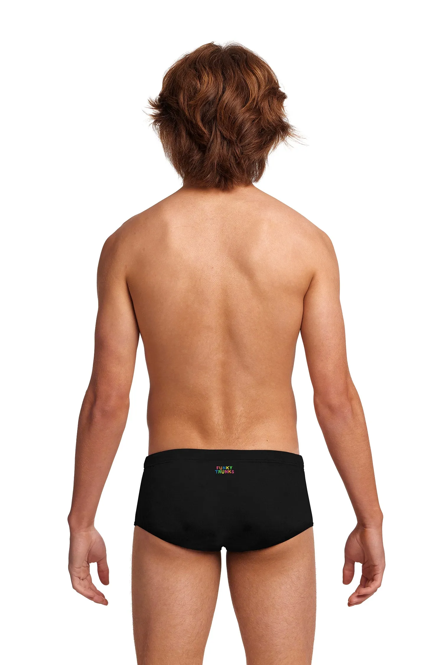 Funky Trunks Boy's Still Black Sidewinder Trunks