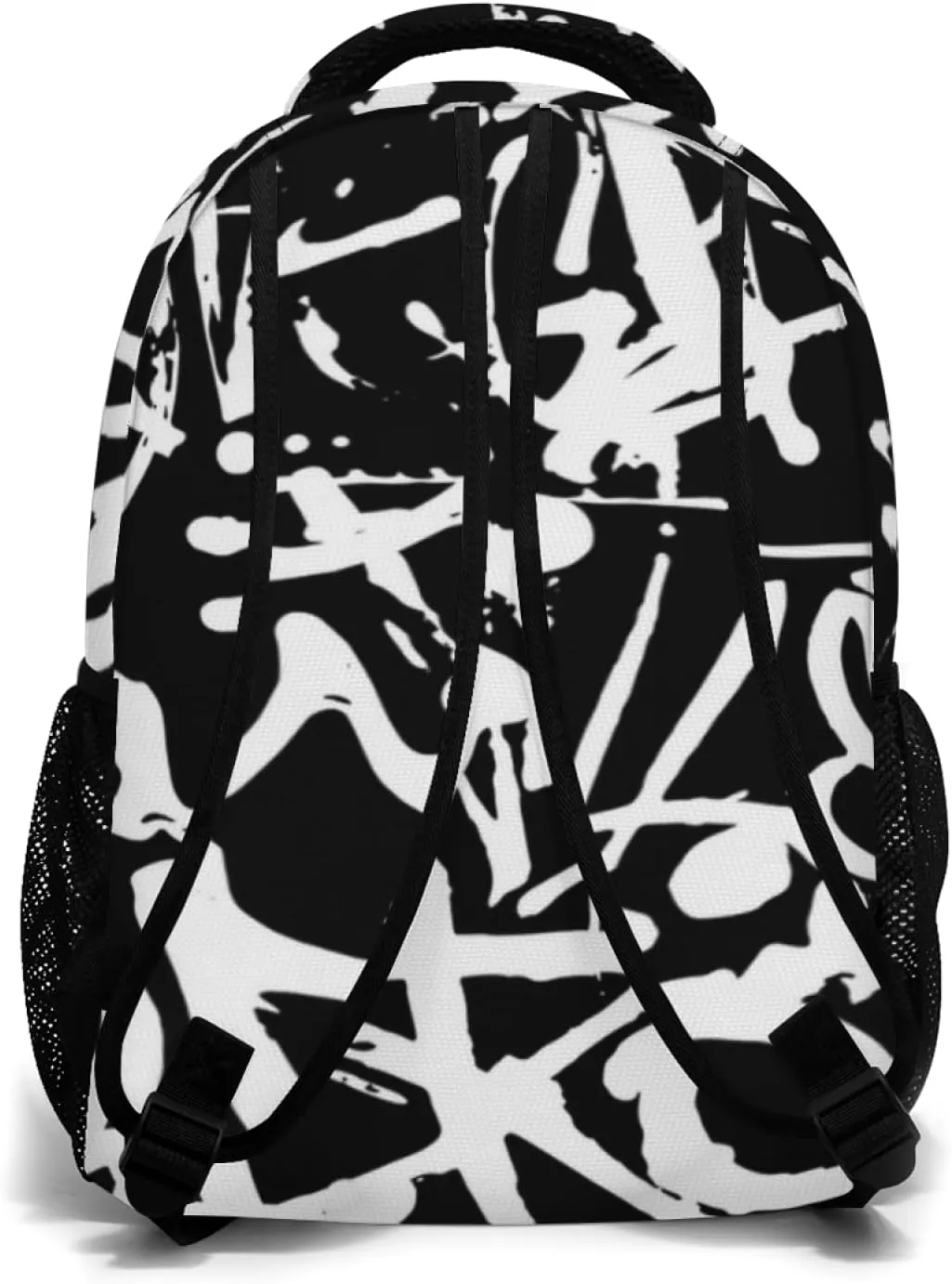 Funny Graffiti Art Backpack, Laptop Backpack with Multiple Pockets for Adult Hiking Travel Work 17 Inch